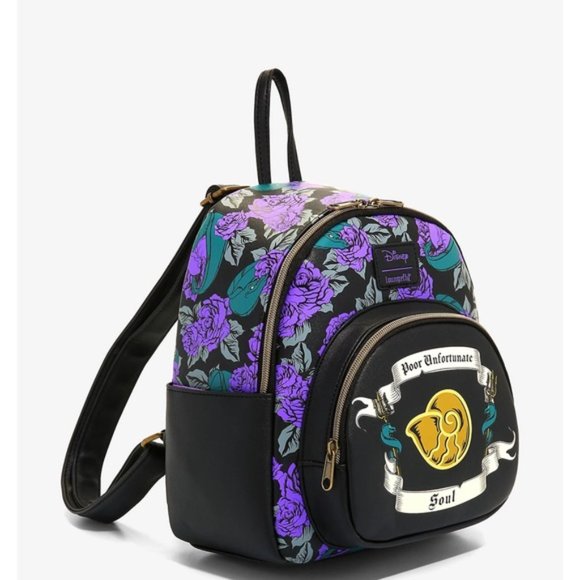 Loungefly Disney Villains Ursula Mini Backpack - Picture 3 of 6